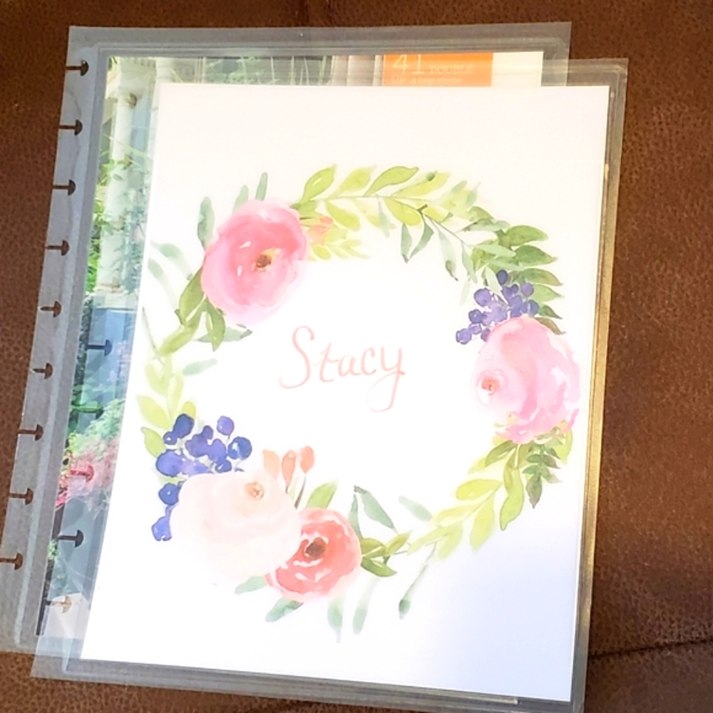 Homemade cover for your Classic size Disc Bound Planner Stacy
